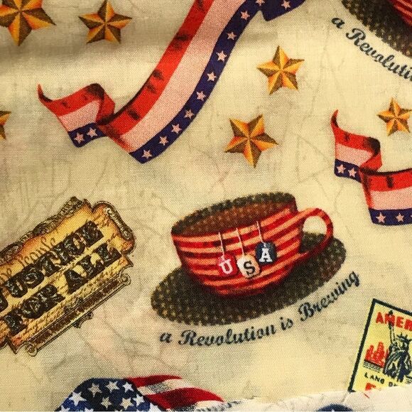 Pursuit of Happiness by Kate Ward Thacker Americana Patriotic Fabric 1 Yard - Picture 4 of 13